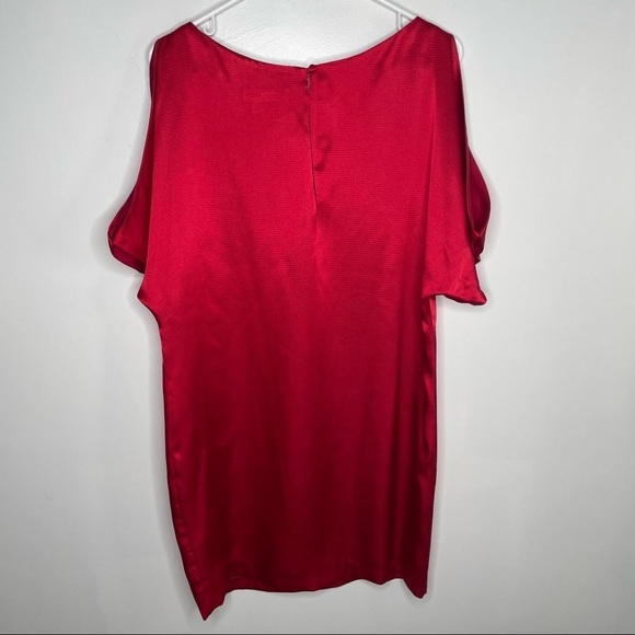 Aidan by Aidan Mattox Satin Cold Shoulder Mini Dress - Picture 8 of 13